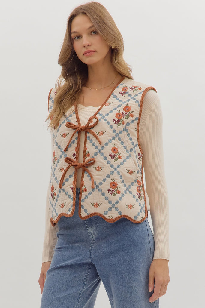 Ivory Folklore Vest