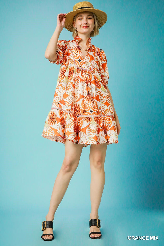 Orange Pop Dress