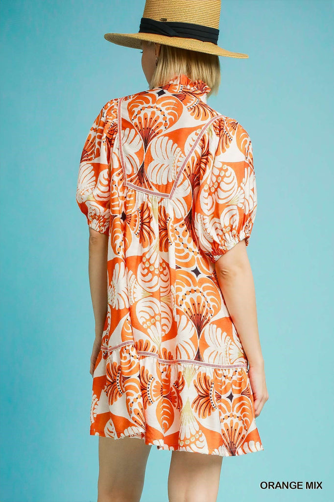 Orange Pop Dress