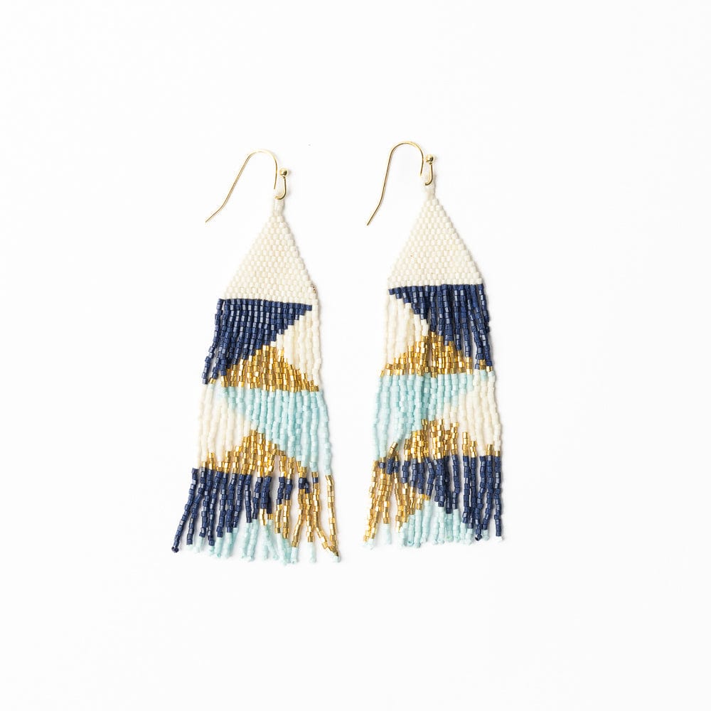 Brittany Mixed Triangle Earrings