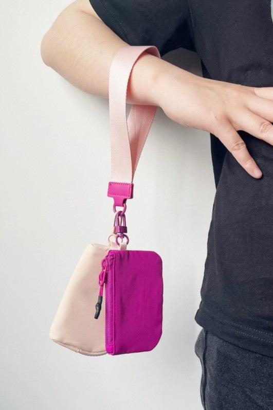 Dual Pouch Wristlet