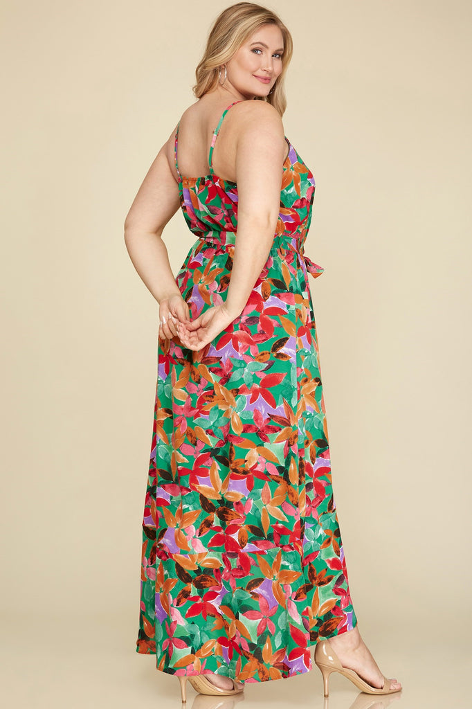 Jade Floral Maxi Dress