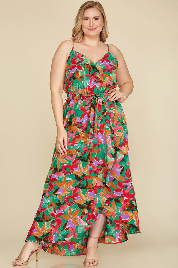 Jade Floral Maxi Dress