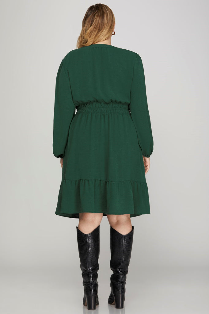 Classic Smocked Dress, Long Sleeves