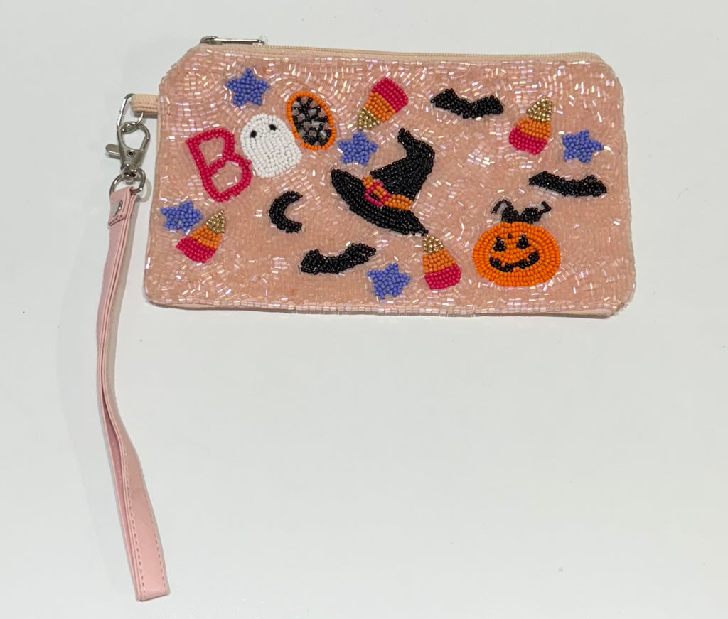 Beaded Pouch, Halloween Icons