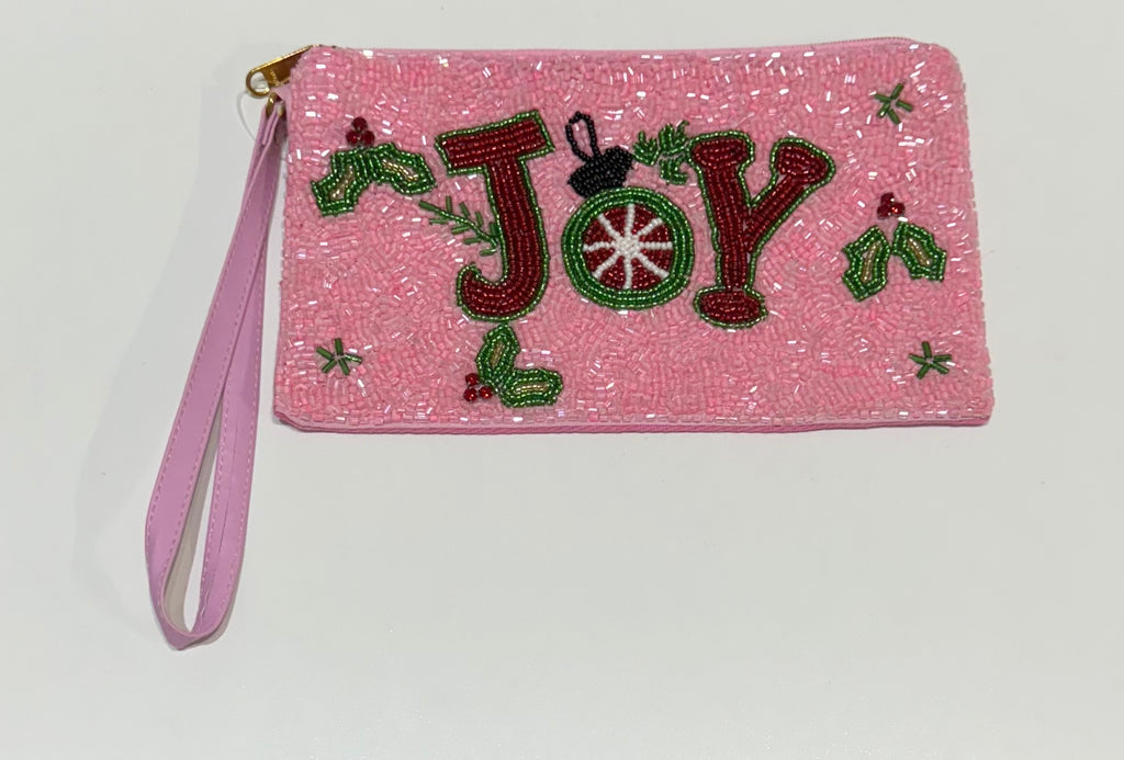 Beaded Pouch, Joy