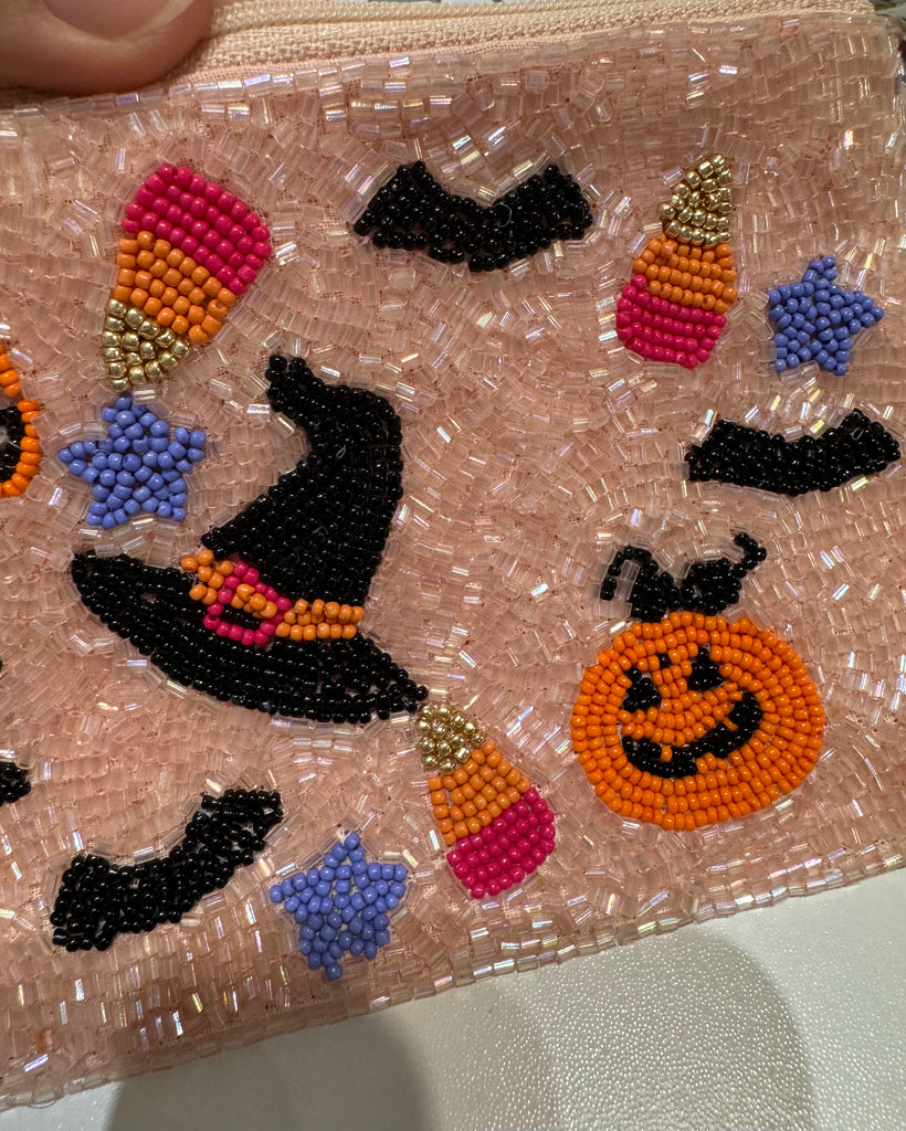 Beaded Pouch, Halloween Icons