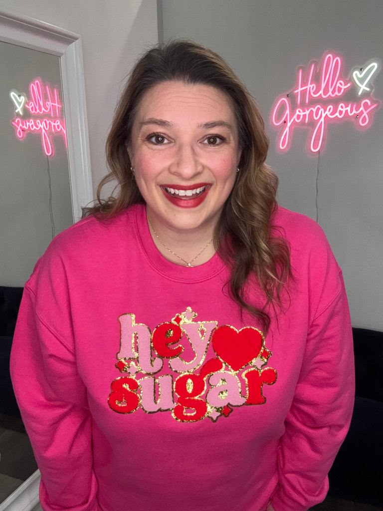 Hey Sugar Chenille Sweatshirt