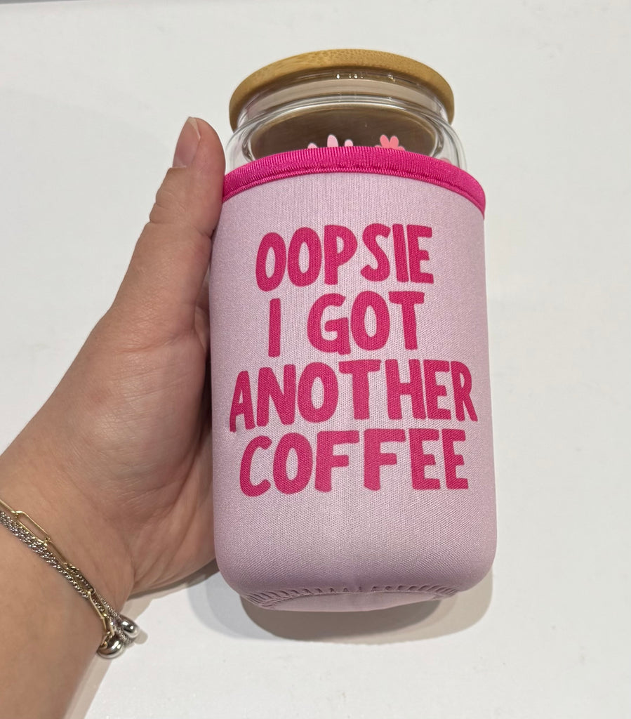 Ice Coffee Koozie Sleeve