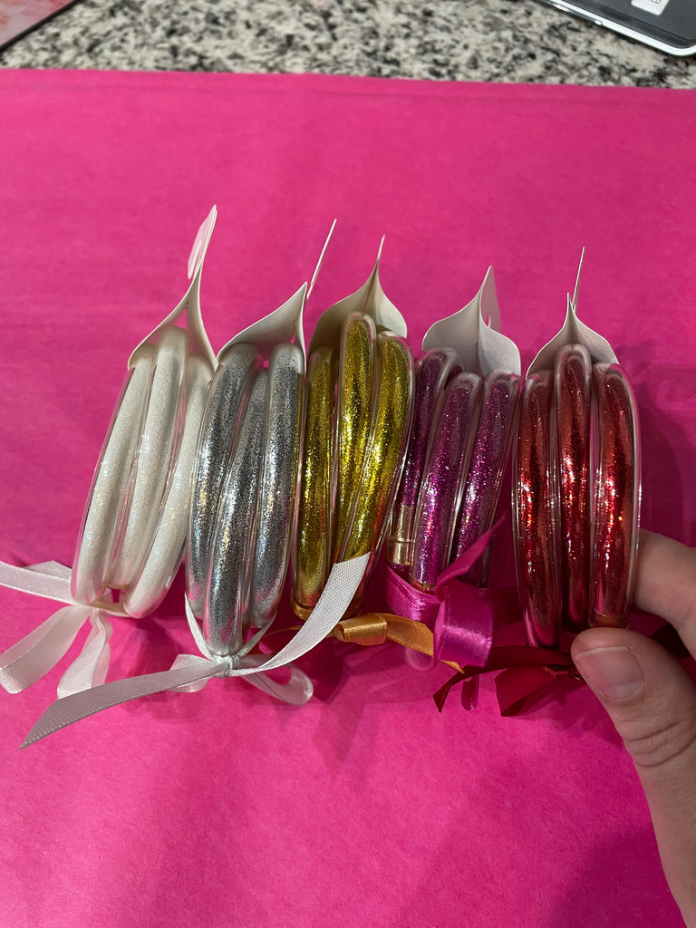 Thick Glitter Jelly Bracelets