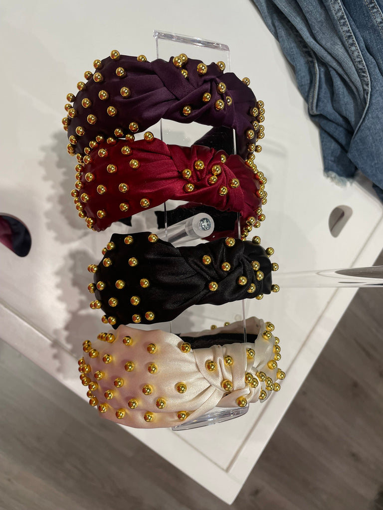 Gold Ball Headbands
