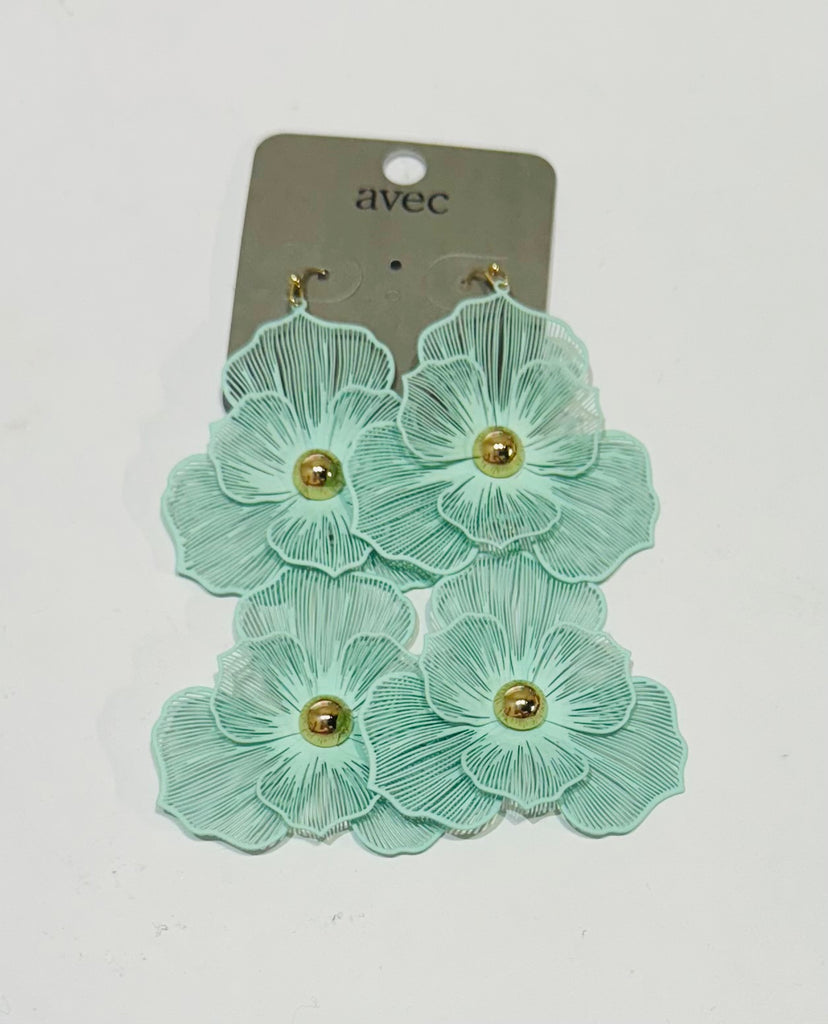 Bold Floral Earrings