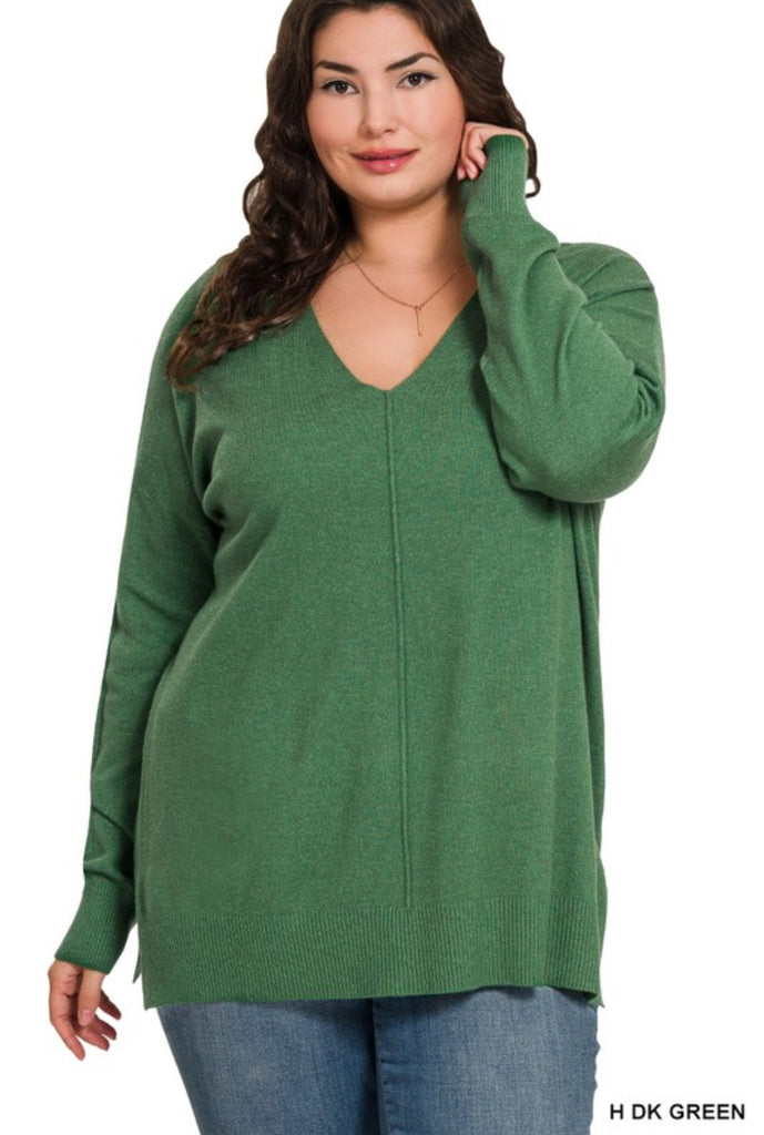 Seam Front Cozy Sweater