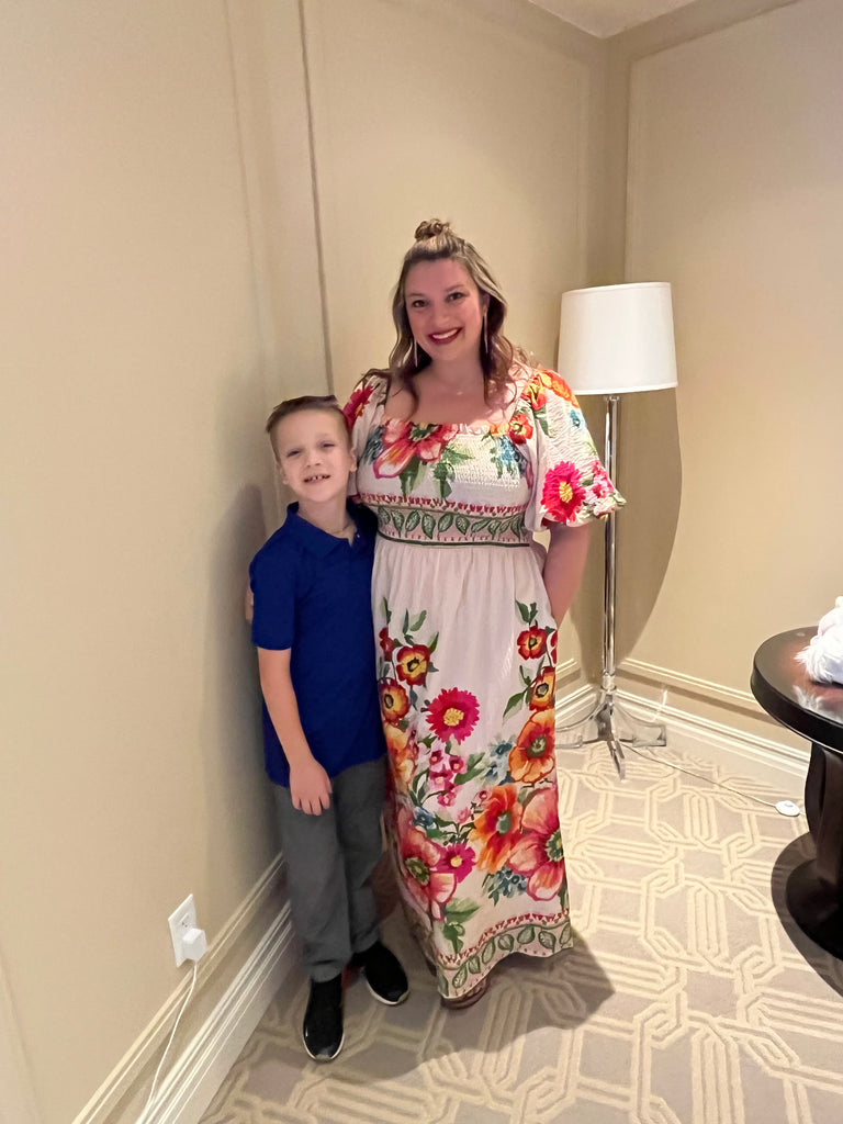 Bold Floral Maxi Dress