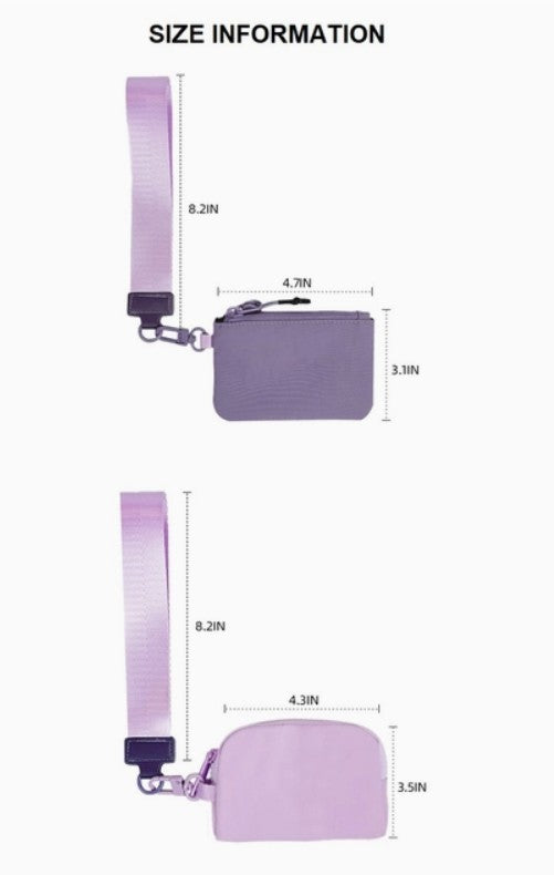 Dual Pouch Wristlet