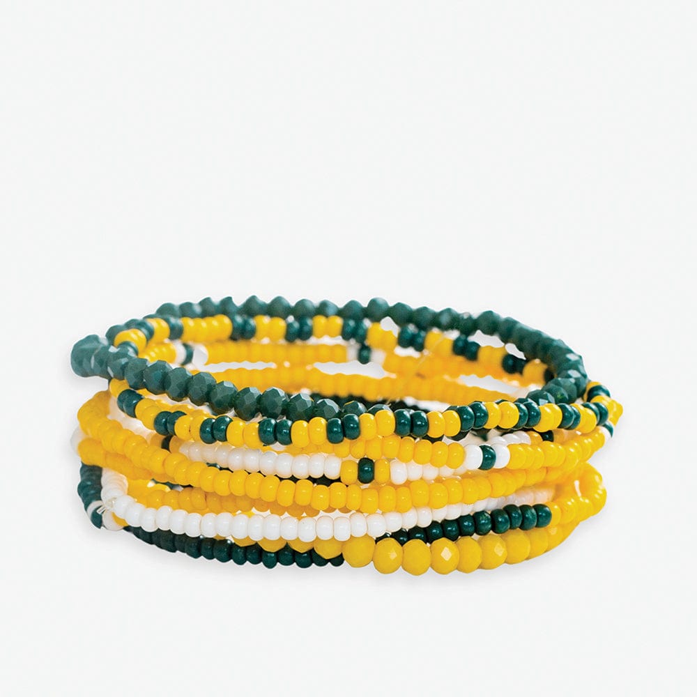 Game Day Color Block Bracelet Set