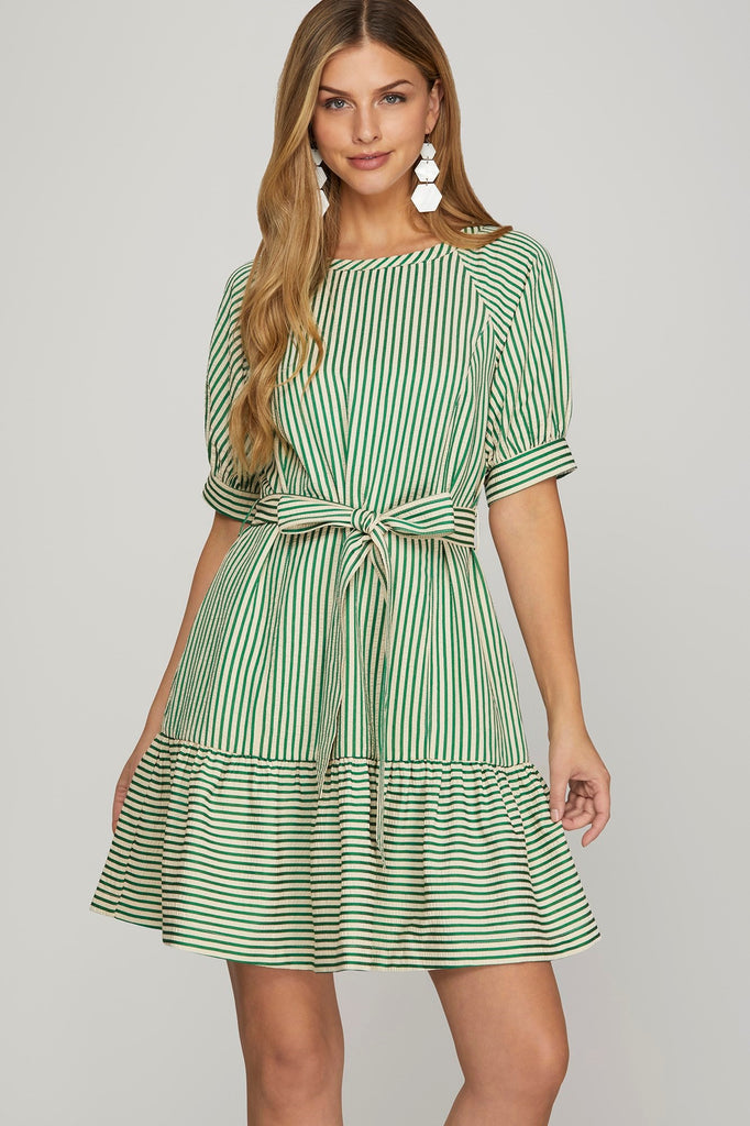 Green Directions Dress