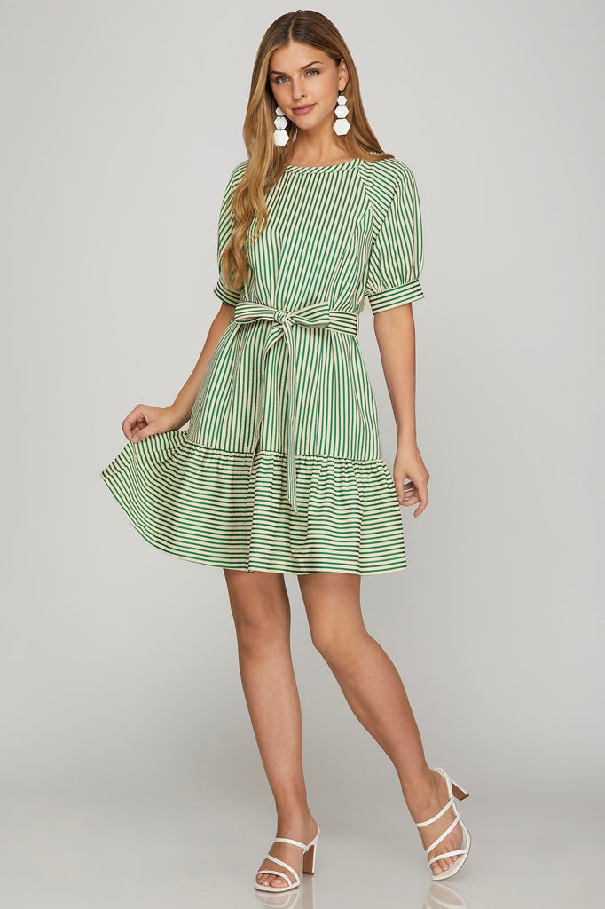 Green Directions Dress