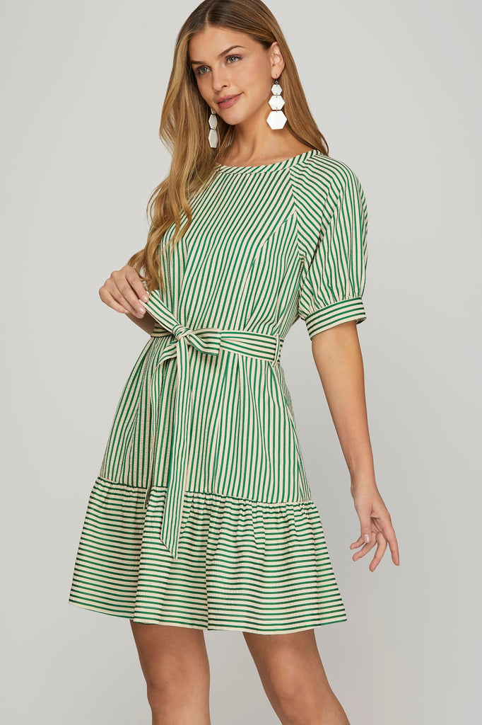 Green Directions Dress