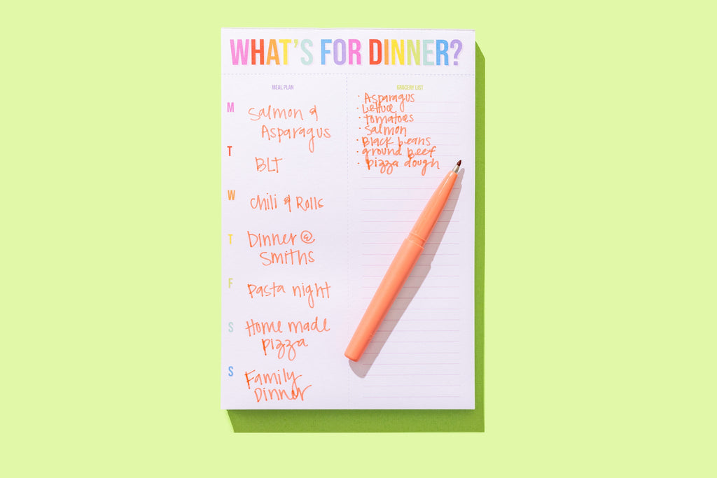 Meal Planning Notepad