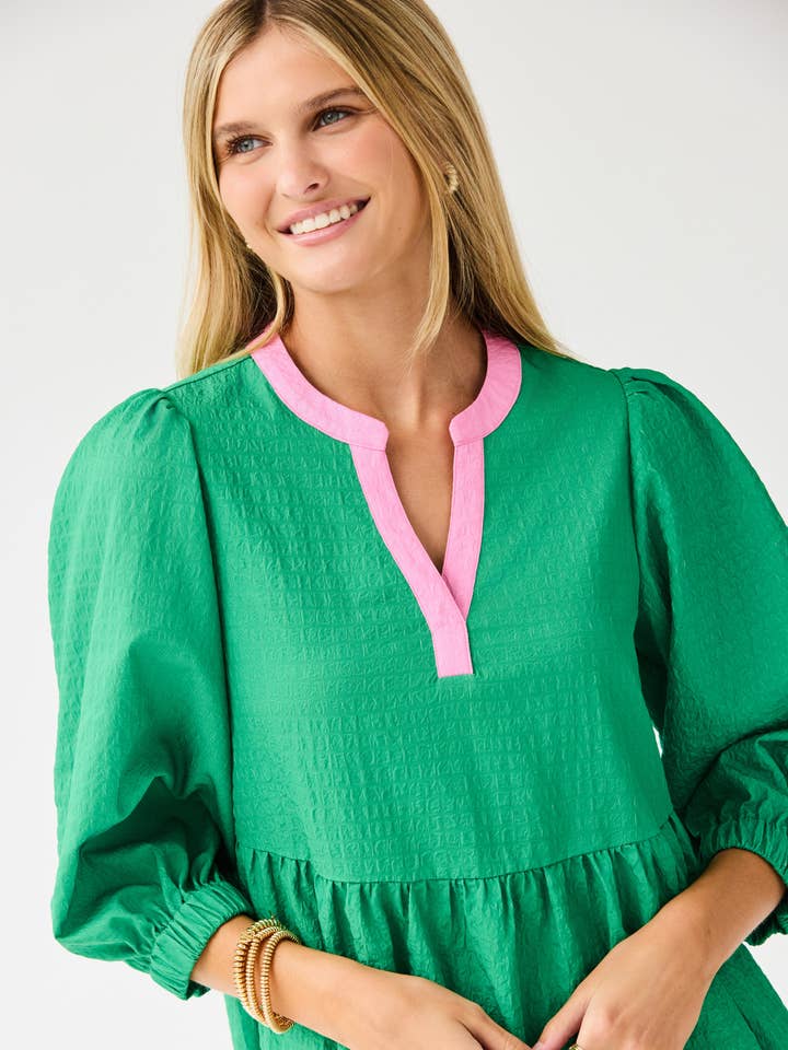 cooper st green dress Cooper St. Fern Frill Midi Dress Green Eyelet