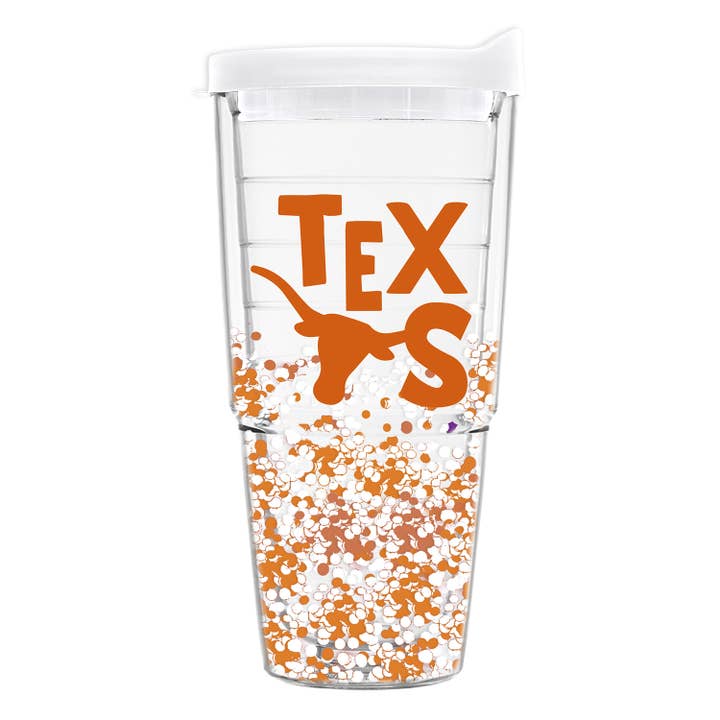 Texas Glitter Tumbler