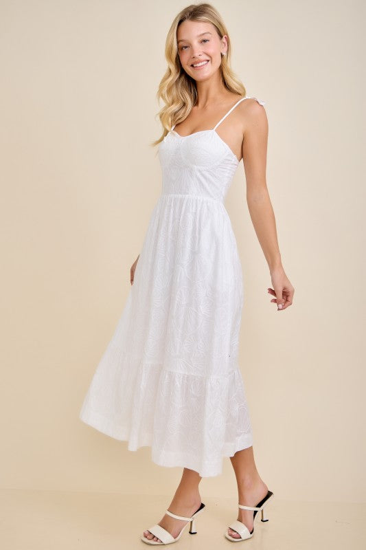 White Seashell Dress