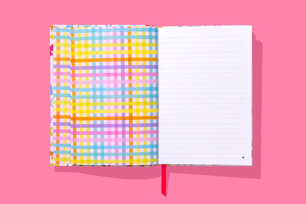 Hardcover Notebook - Colorful Bows