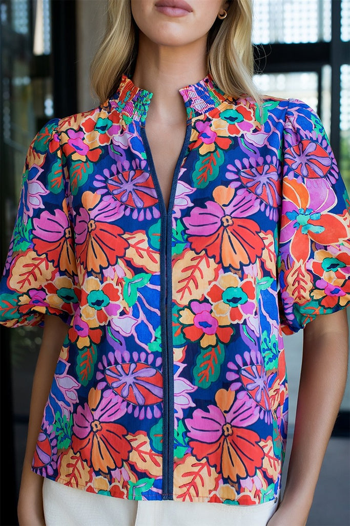 Roatan Floral Top