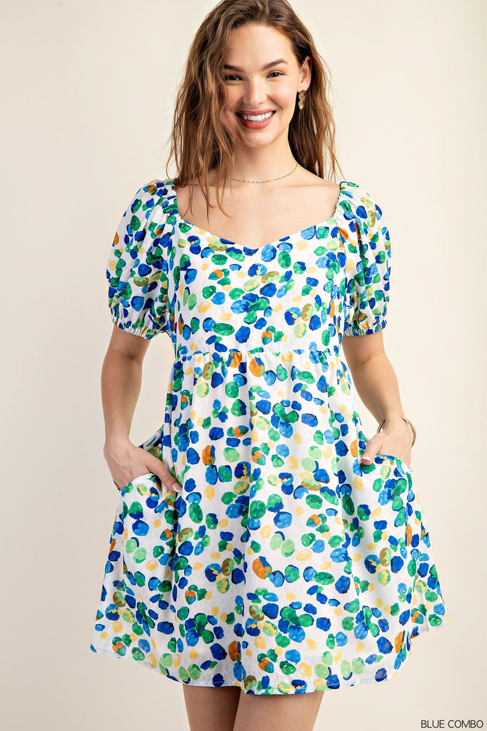 Blue Dots Dress