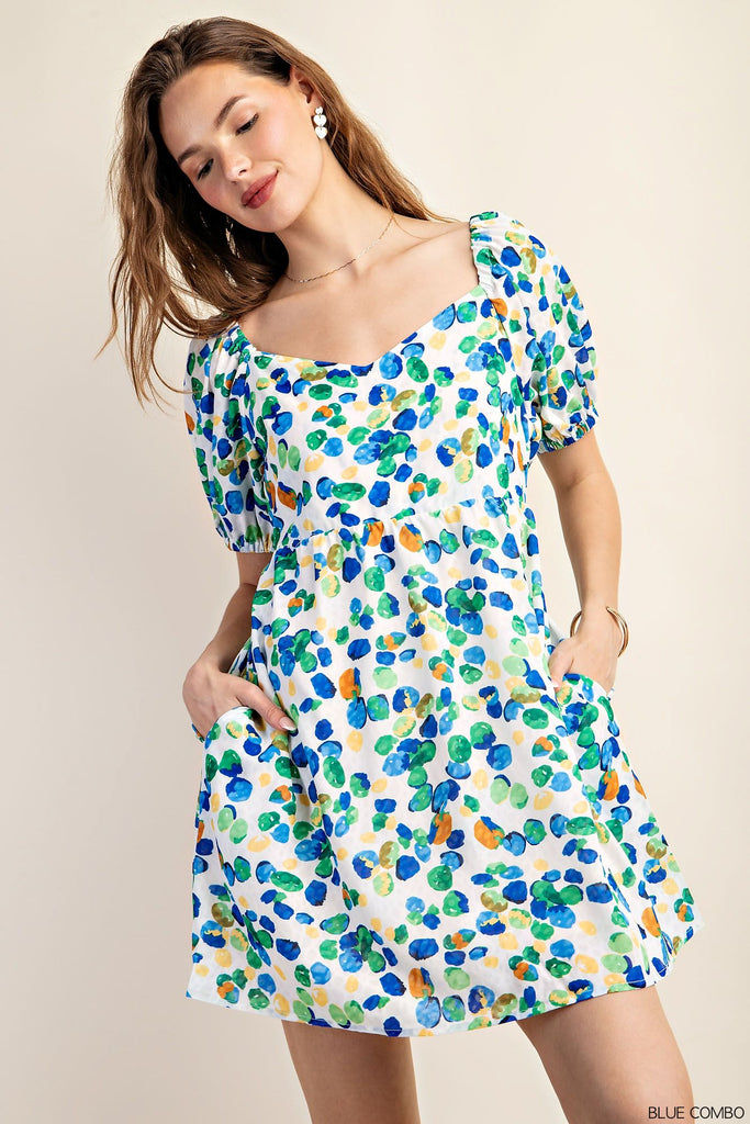 Blue Dots Dress