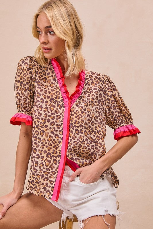 Leopard Hottie Top