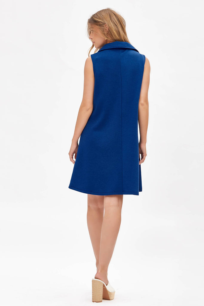 Collared Modal Dress, 2 Colors