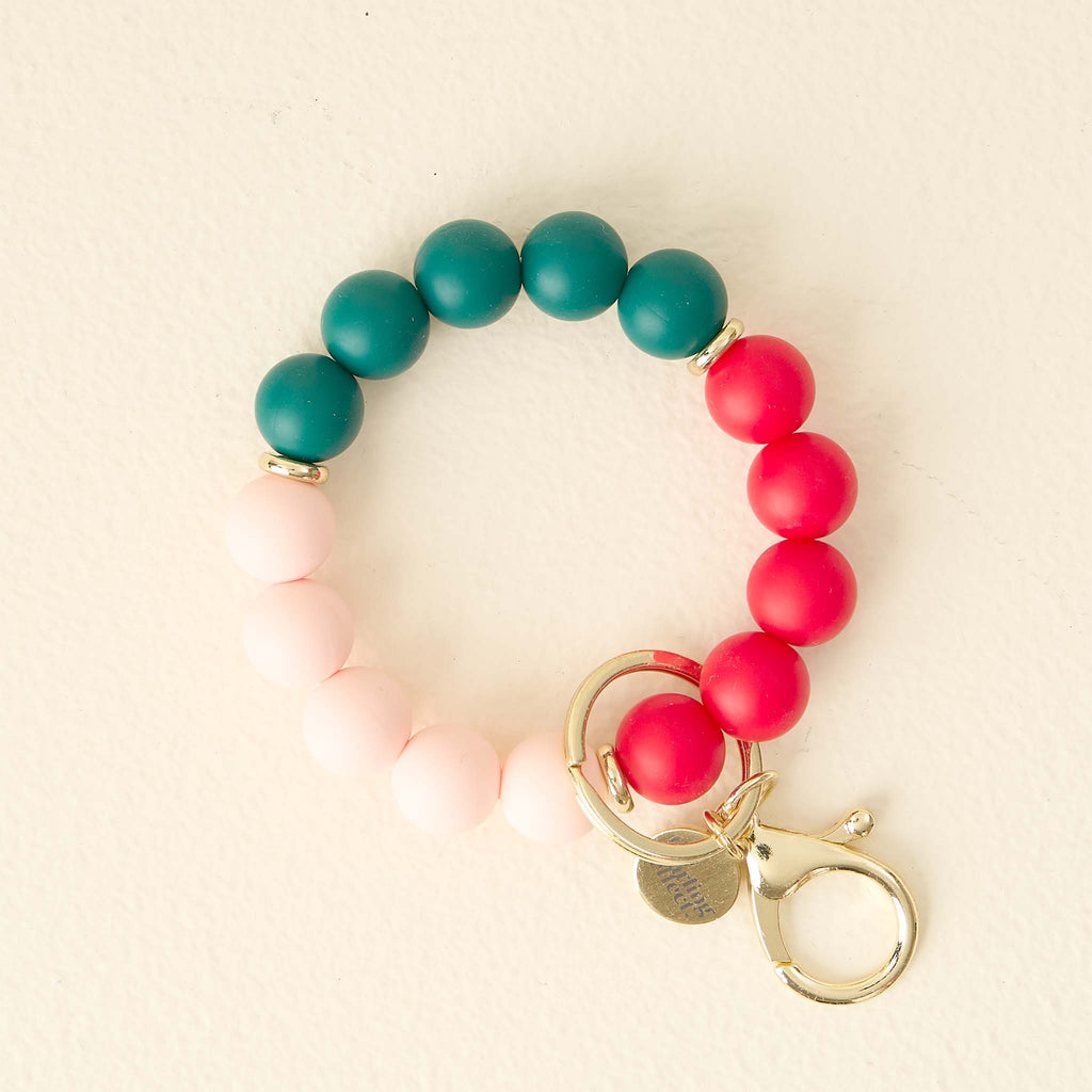 Christmas Hands-Free Keychain Wristlet