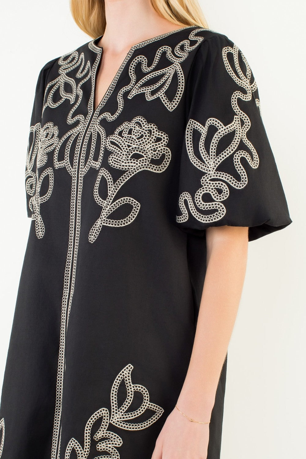 Black Embroidered Dress Black Embroidered Dress