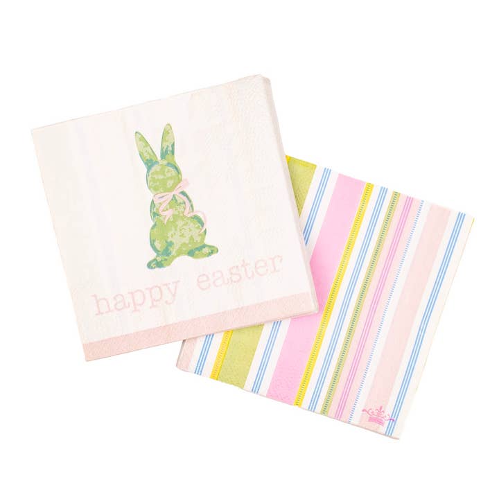 Bunny Easter Cocktail Napkins 5"