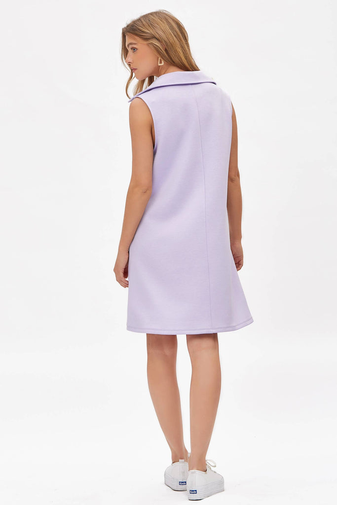 Collared Modal Dress, 2 Colors