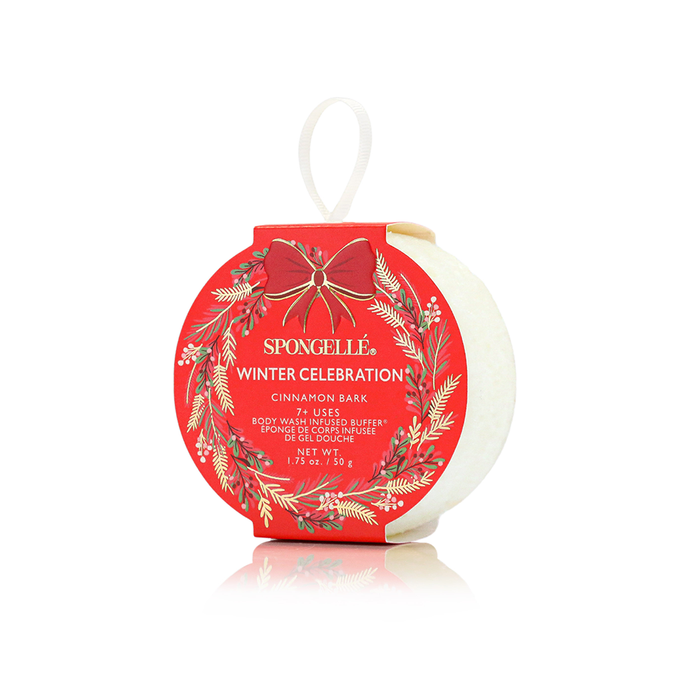 Spongelle Holiday Wreath Body Buffers