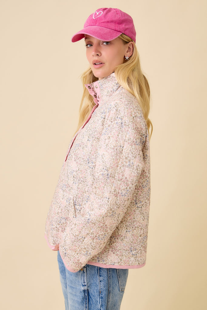 Ditsy Floral Quilted Jacket