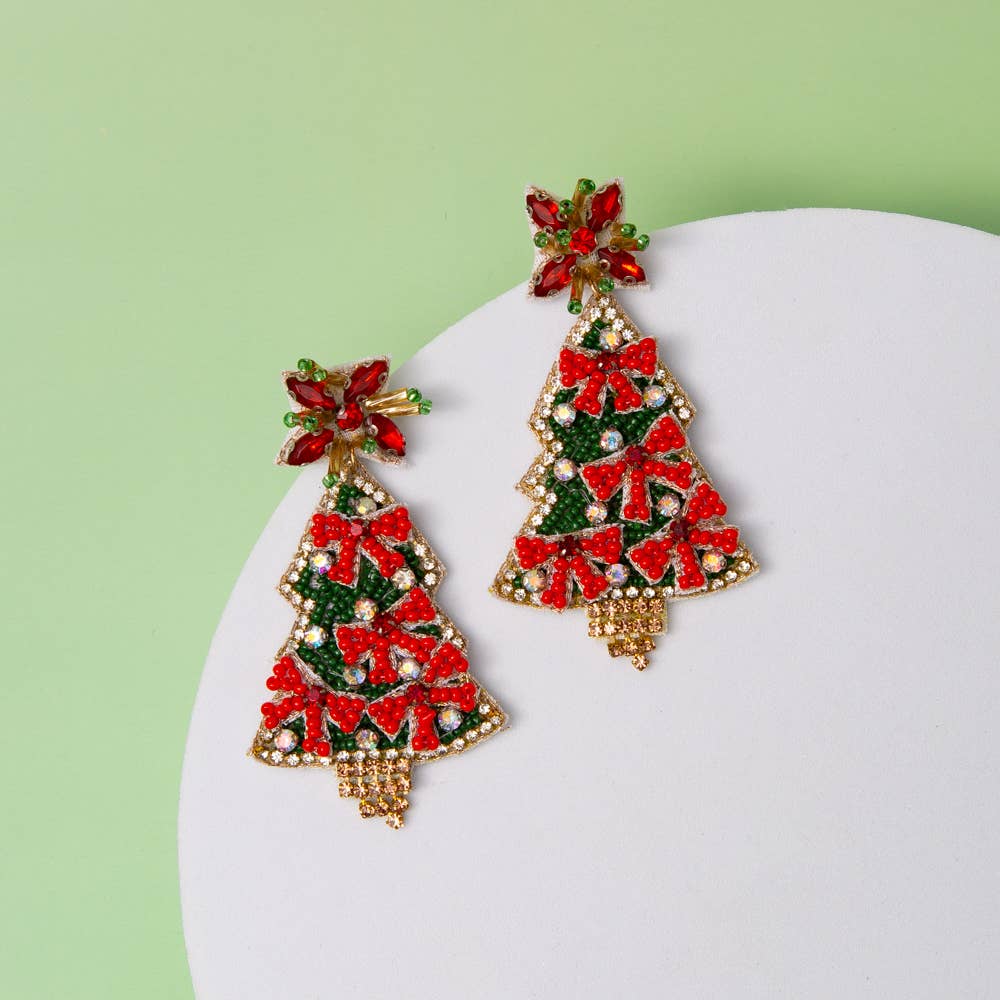 Tree Bow Earrings