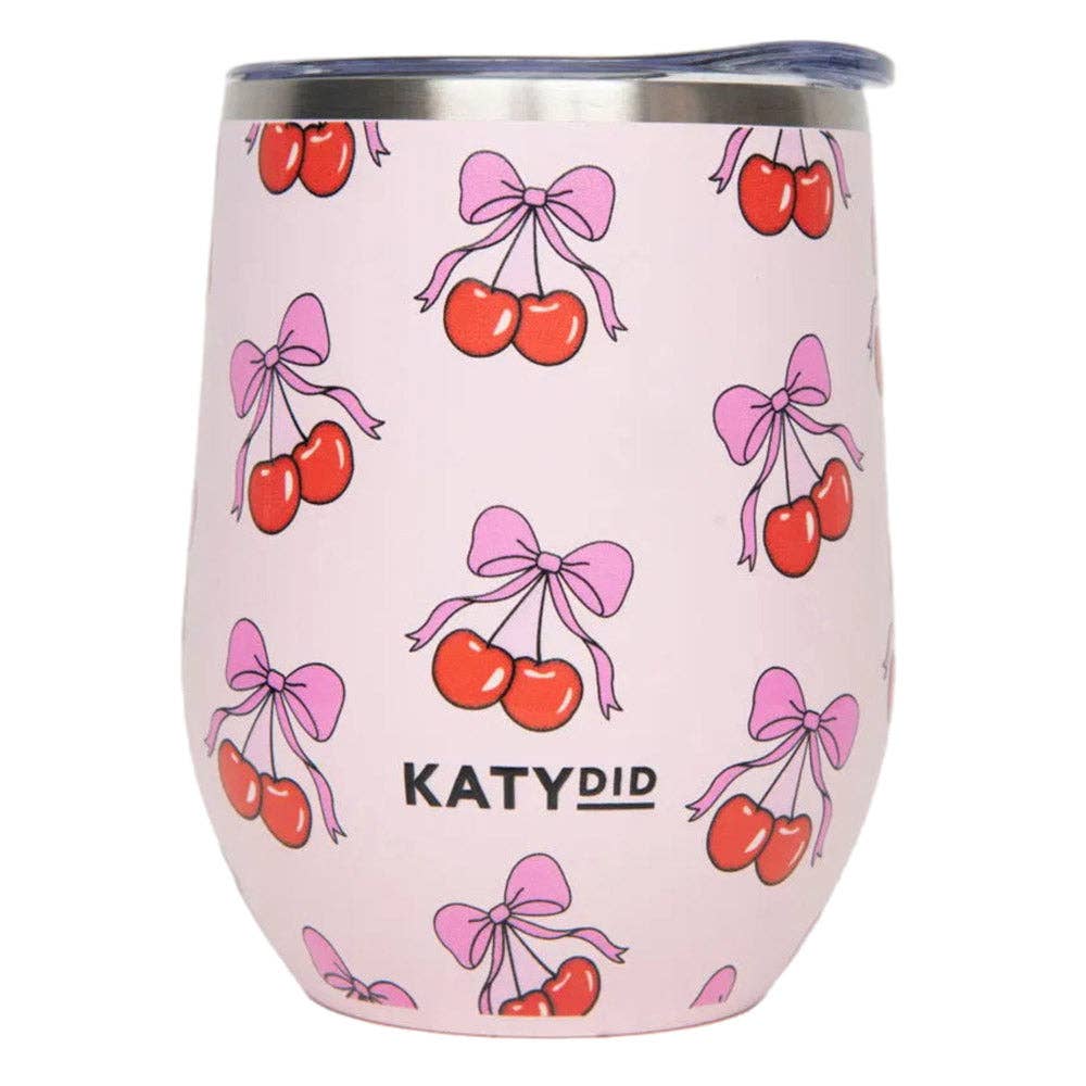 Cherry Bow Wine Tumbler