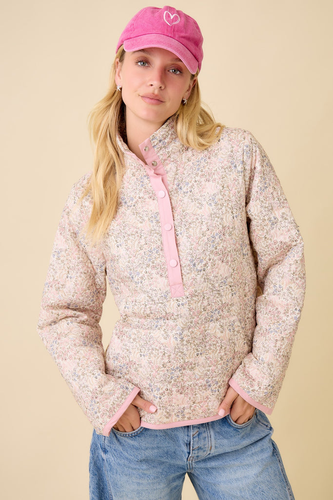 Ditsy Floral Quilted Jacket