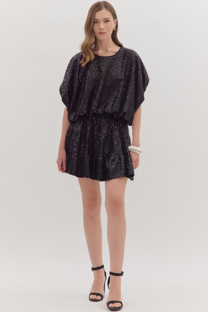 Sequin Tiered Skirt