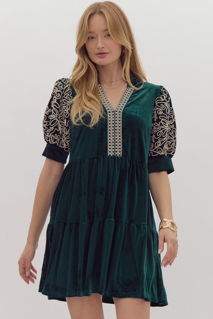 Valerie Velvet Bohemian Dress