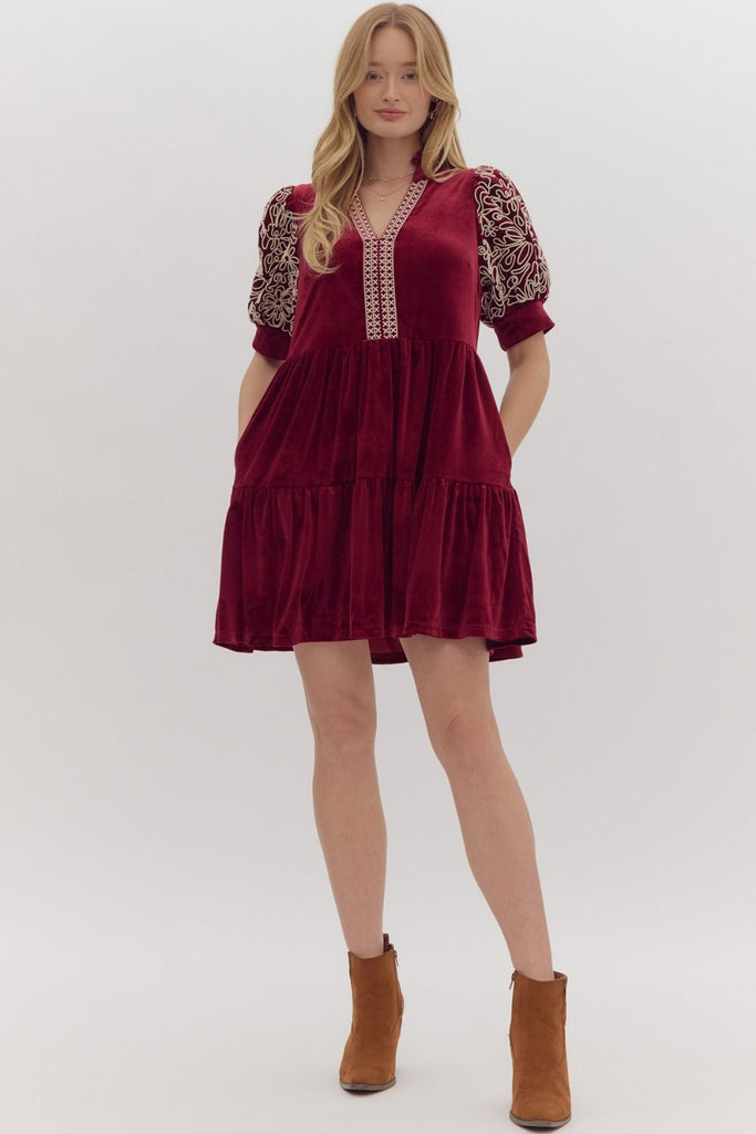 Valerie Velvet Bohemian Dress