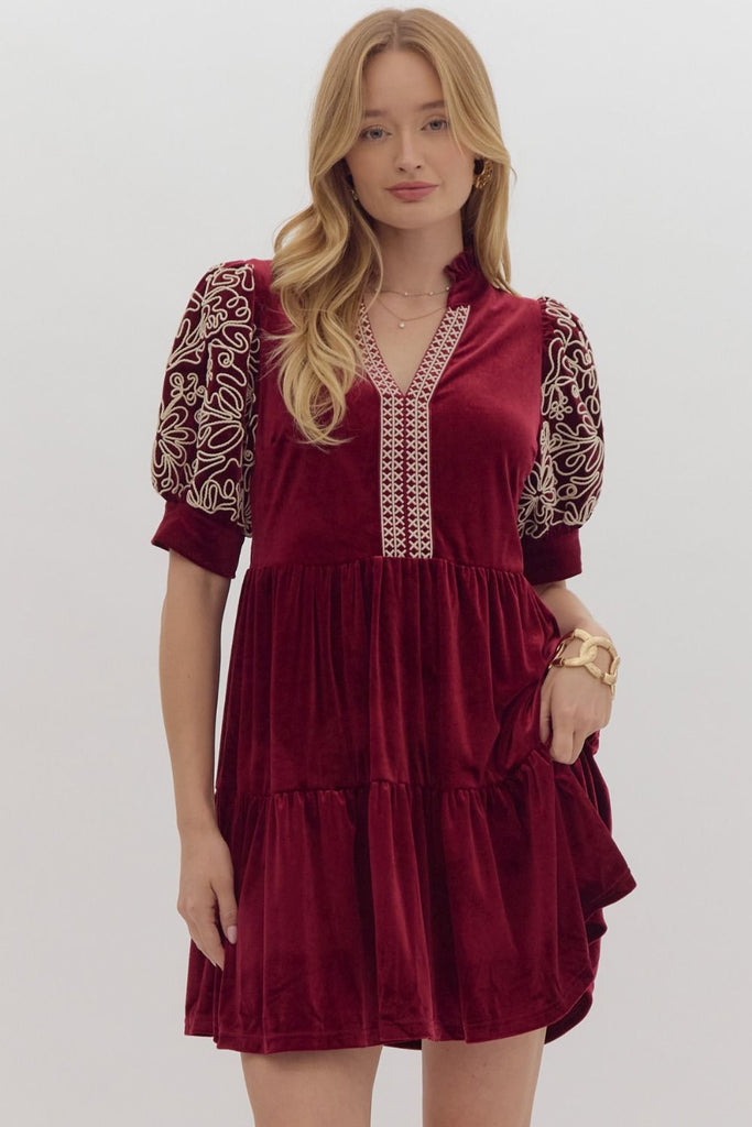 Valerie Velvet Bohemian Dress