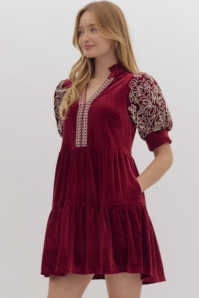 Valerie Velvet Bohemian Dress