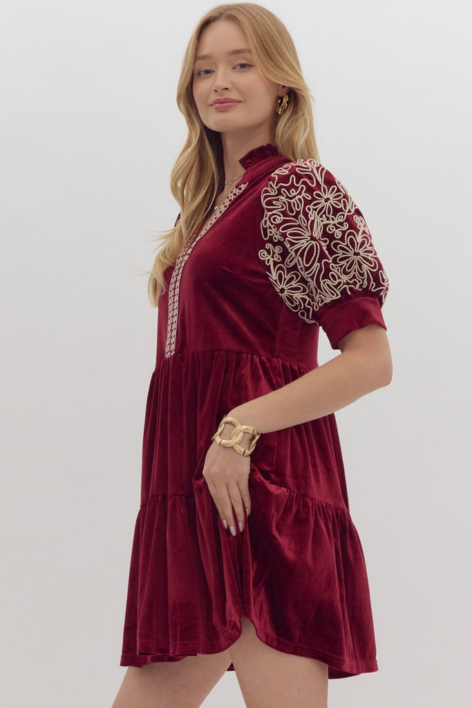 Valerie Velvet Bohemian Dress