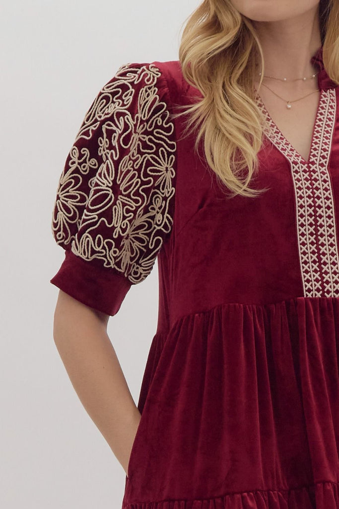 Valerie Velvet Bohemian Dress