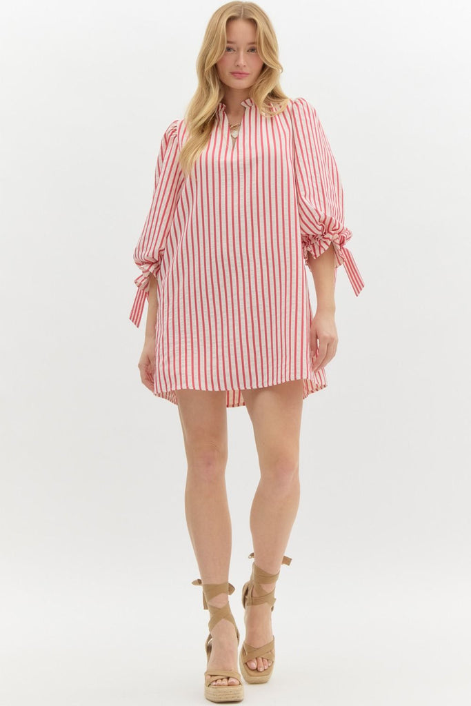 Red Stripe Dress